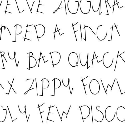 LD Dancing Shoes - Font