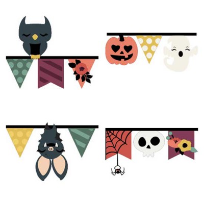 Whimsy Witch - Pennant Borders - CS