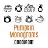 DB Pumpkin Monograms - DB -  - Sample 1
