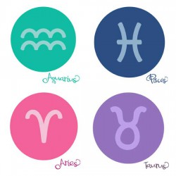 Starry Eyes - Zodiac Symbols - GS