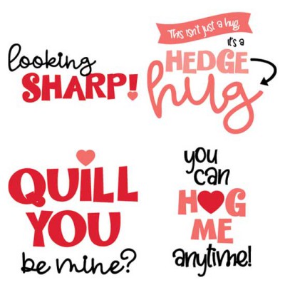 Hedge Hugs - Sayings - CS