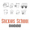 DB Stickies School - DB -  - Sample 1