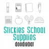DB Stickies School - Supplies - DB -  - Sample 1
