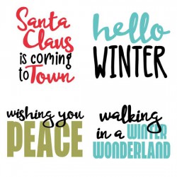 Merry Snowglobes - Sayings - GS