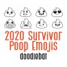 DB - 2020 Survivor -  Poop Emojis - DB -  - Sample 1
