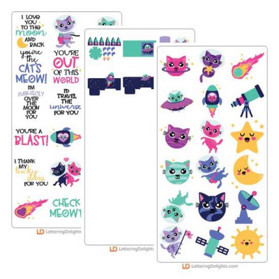 Space Cats - Cut Bundle