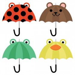Singing In The Rain - Umbrellas - CS