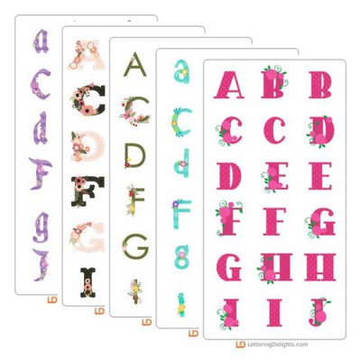 Flirty Florals - Alphabet Bundle
