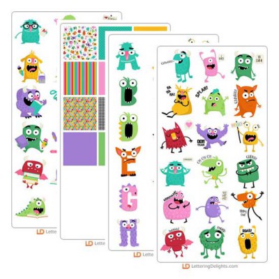 Silly Monsters - Graphics Bundle