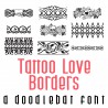DB Tattoo Love - Borders - DB -  - Sample 1