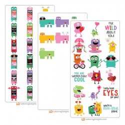 Silly Monsters - Love - Cut Bundle