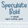 ZP Speculate Bold - FN -  - Sample 2