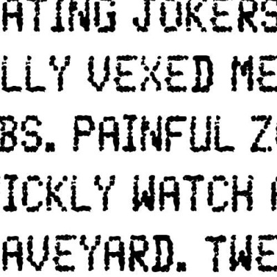 LD Tickertape - Font