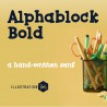 PN Alphablock -Bold - FN -  - Sample 2