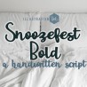 ZP Snoozefest Bold - FN -  - Sample 2