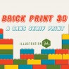 ZP Brick Print 3D - FN -  - Sample 2