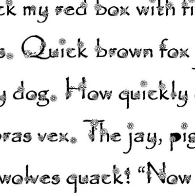 LD Forget Me Not - Font