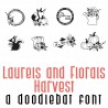 DB Laurels and Florals - Harvest - DB -  - Sample 1