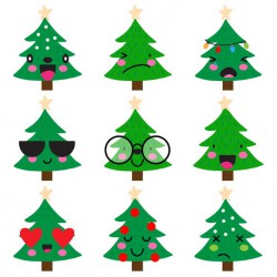 Holiday Emojis - Trees - GS