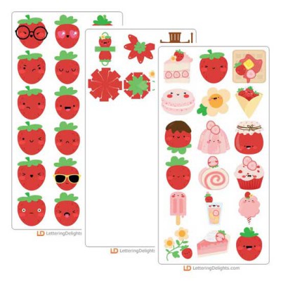 Strawberry Shortcake - Cut Bundle