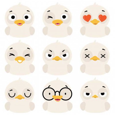Ducky In Love - Emojis - CS