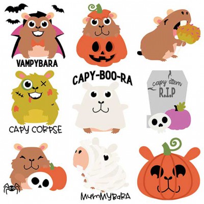 Cutie Capybara - Halloween - CS