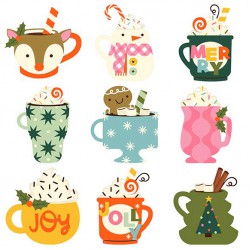Retro Christmas - Mugs - GS