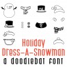 DB Holiday Dress - A - Snowman - DB -  - Sample 1