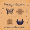 PN Happy Medium Stencil - FN -  - Sample 2
