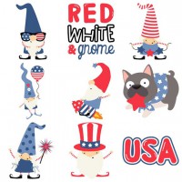 Summer Gnomes - Patriotic - GS