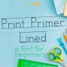 ZP Primer Print - Lined - FN -  - Sample 2