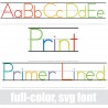 Primer Print - Lined - AL -  - Sample 1