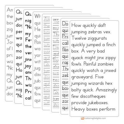 Print Primer - Font Bundle