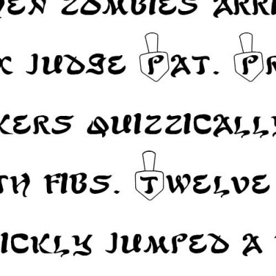 LD Dreidel - Font