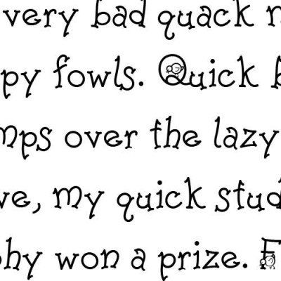 LD Chickies - Font