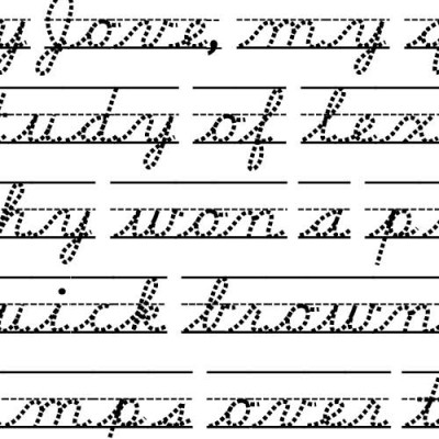 LD Modern Cursive Trainer - Font