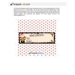 Santa's Workshop - Candy Bar Wrapper - PR