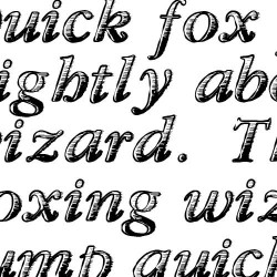 TXT Antique Italic - Font