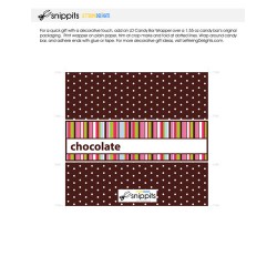 Chocolate Stripes - Candy Bar Wrapper - PR