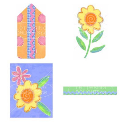 Pocket Flower Best Wishes - Card - PR