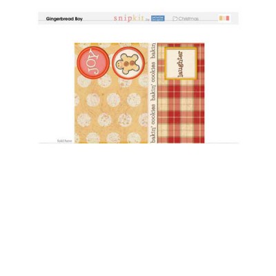 Gingerbread Boy - Cards - PR