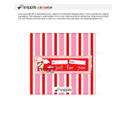 Just for You - Candy Bar Wrapper - PR