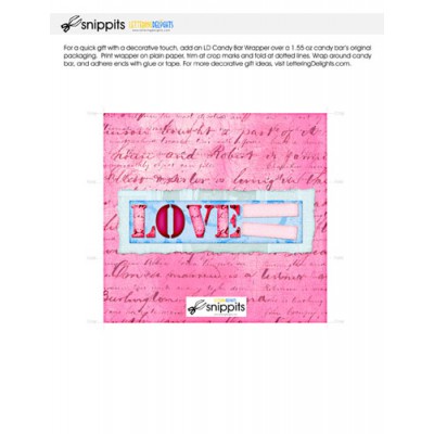 Love - Candy Bar Wrapper - PR