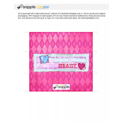 You Have My Heart - Candy Bar Wrapper - PR