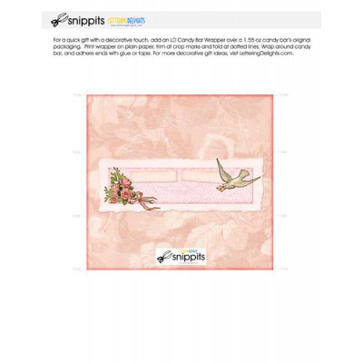 You're All Mine - Candy Bar Wrapper - PR