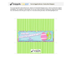 Eggstraordinary - Candy Bar Wrapper - PR