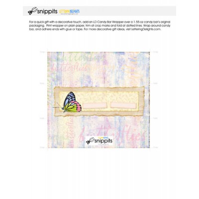 You Brighten My Day - Candy Bar Wrapper - PR