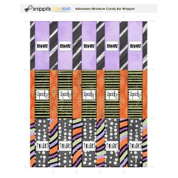 Halloween Group 1 - Mini Candy Bar Wrapper - PR