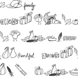 DB Thanksgiving Doodles - DB