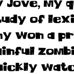 LD Thick Schtick - Font